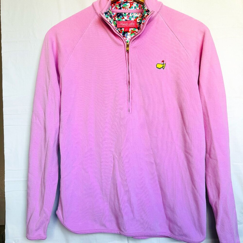 Pink Quarter-Zip Women's Top